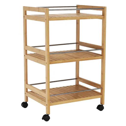 Cărucior de servire pe roți Nashy, natural