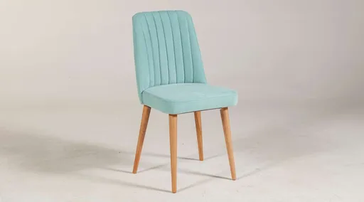 Scaun, Hanah Home, Vina, 47x89x46 cm, Pin Atlantic / Verde Fistic