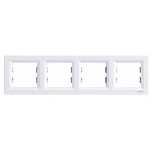 Rama 4 posturi alba Schneider Asfora EPH5800421