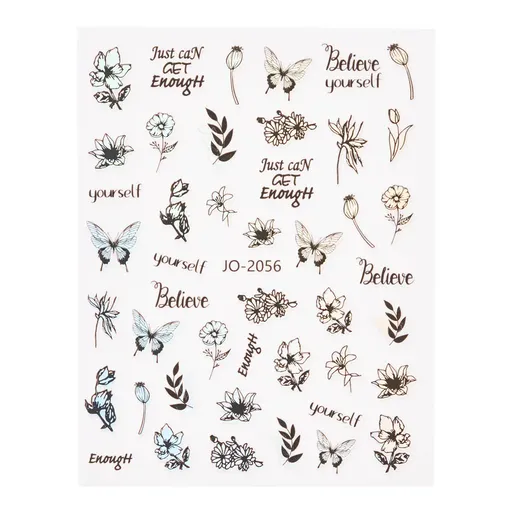 Abtibild unghii 3D JO-2056 Oranjollie