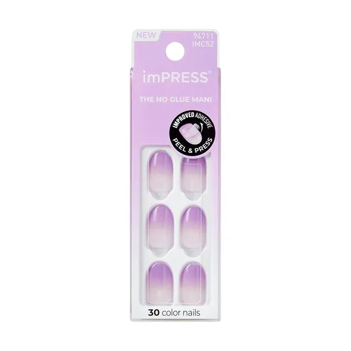 KISS Unghii autoadezive imPRESS Color Nails (Take A Chance) 30 buc