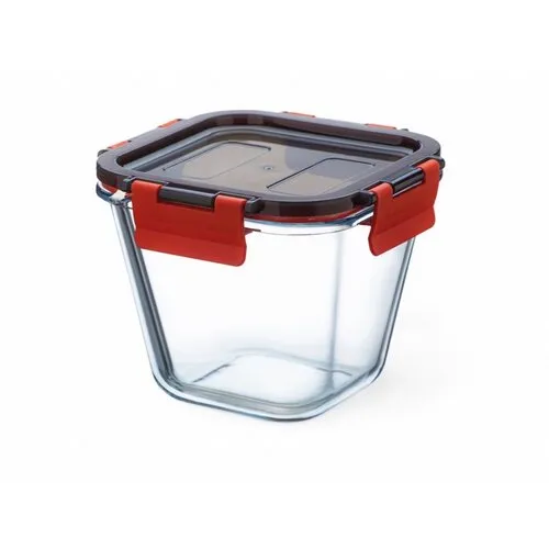 Simax 7616/L recipient din sticlă cu capac cuclic-clac, 0,9 l