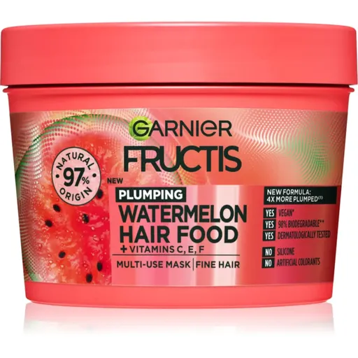 Garnier Fructis Watermelon Hair Food masca pentru par fin 390 ml