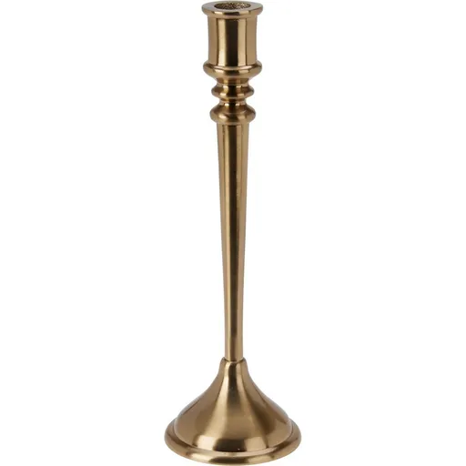 Sfeșnic decorativ 9x9x29cm, culoare auriu, 29 cm