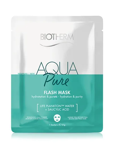Biotherm Mască hidratantă pentru piele,Cu acid salicilic Aqua Pure (Super Mask) 31 ml