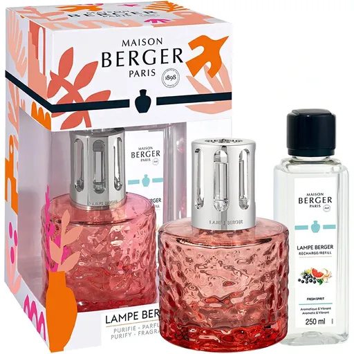 Maison Berger Paris Set cadou lampă catalitică Mirage Summer Coral + reumplere Fresh Spirit 250 ml