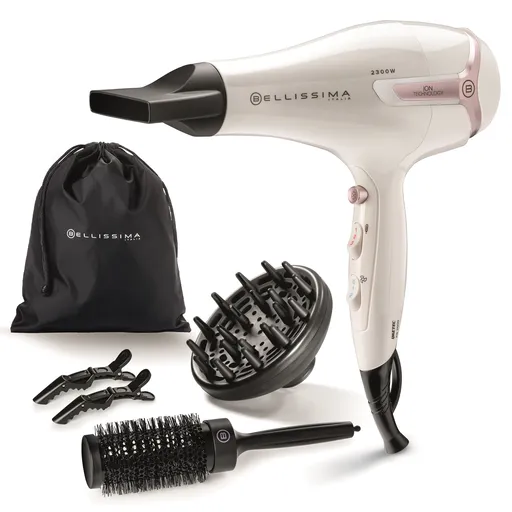 Bellissima Uscător de păr cu perie 11994 K9 2600 ION