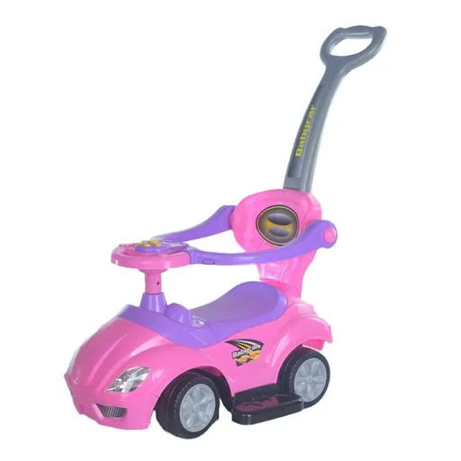 Mașinuță Baby Mix Kids 3in1 Mega Car, roz, roz