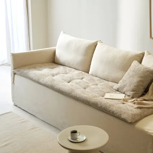 Pernă lungă de canapea din chenilă