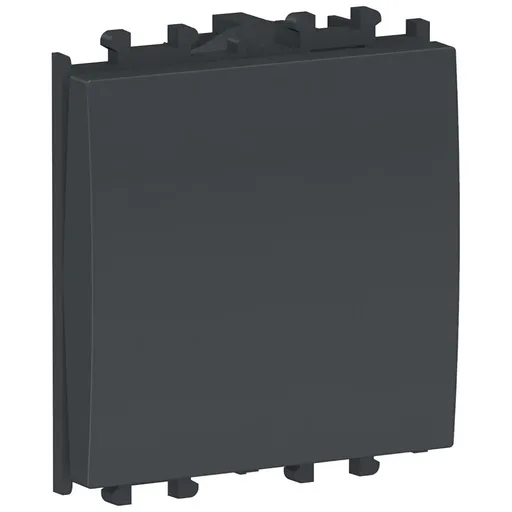 Intrerupator simplu 2 module Schneider Easy Styl LMR0200003, negru