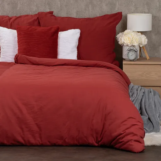 Lenjerie de pat Muselină 4Home Scarlet , 140 x 200cm, 70 x 90 cm, roșu