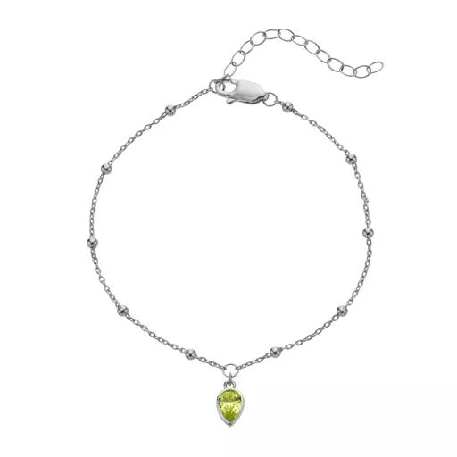 Hot Diamonds Brățară din argint pentru femeile născute în august Silver Whisper SWB032