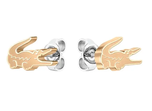 Lacoste Cercei stilați placați cu aur Crocodile 2040052