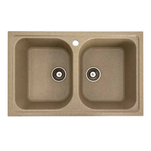 Chiuveta de Bucatarie Elefant Premium Equatoria, Nisip bej, 785x490 mm