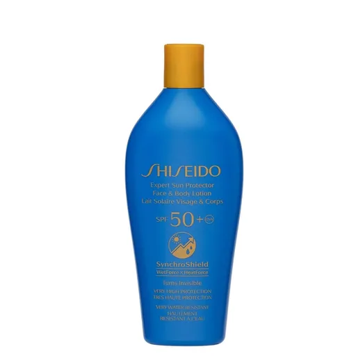 Shiseido Lapte de protecție impermeabil pentru față și corp SPF50 +(Expert Sun Protector Face & Body Lotion) 300 ml