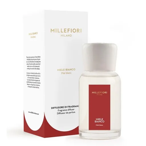 Millefiori Milano Difuzor de aromă Miele Bianco, 250 ml