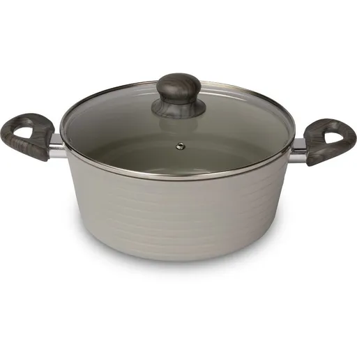 Lamart LT1268 cratiță cu capac Stripe, diametru 24cm, diam. 24 cm