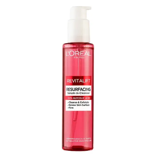 L'Oréal Paris Gel de curățare exfoliant cu acid glicolic Revitalift (Resurfacing Cleanser) 150 ml