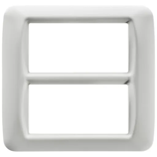 Rama ornament 8M (4+4 suprapuse) GEWISS System TOP GW22507, alb