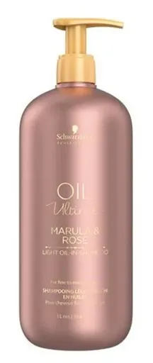 Sampon Profesional pentru Parul Normal si Subtire Schwarzkopf Professional Oil Ultime Marula  Rose, 1000 ml