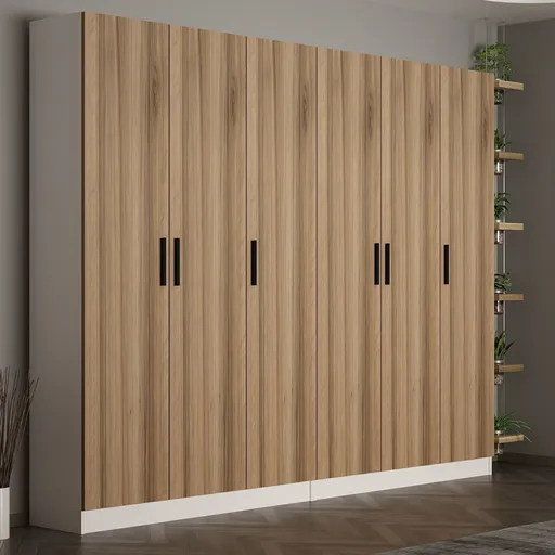 Cuier de perete, Hanah Home, Noah, 270x210x35 cm, Maro