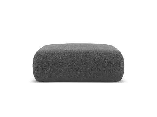 Taburet, Molino-101, Micadoni Home, 100x100x36 cm, tesatura boucle, gri inchis