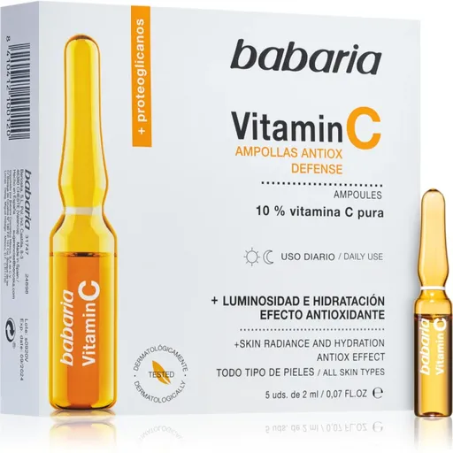 Babaria Vitamin C fiolă cu vitamina C 5 x 2 ml