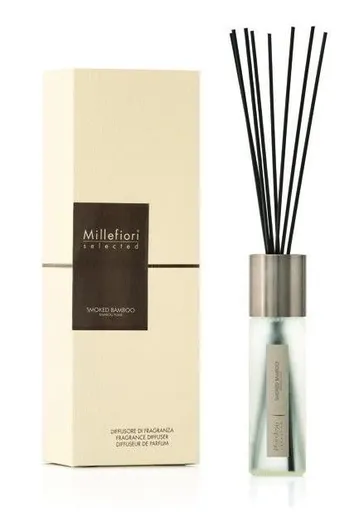 Millefiori Milano Difuzor de sticlă Selected Smoked Bamboo 100 ml