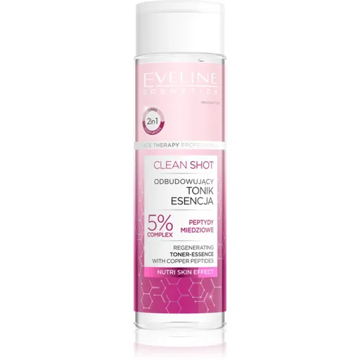 Eveline Cosmetics Clean Shot 5% Copper Peptide Complex tonic revitalizant 200 ml