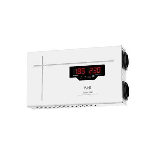 Stabilizator automat de tensiune cu releu 1000VA/600W, Well