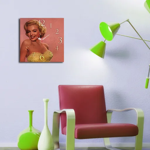 Ceas de perete, Msk-09, Dimensiune: 40 x 40 cm, Multicolor