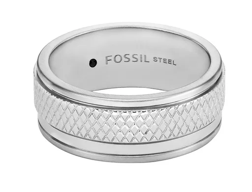 Fossil Inel din oțel pentru bărbați Knox JF04768040 67 mm