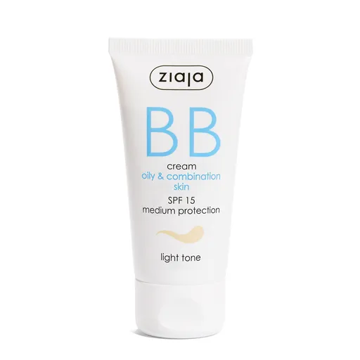Ziaja BB cremă pentru ten gras și mixt SPF 15 Light Tone (BB Cream) 50 ml