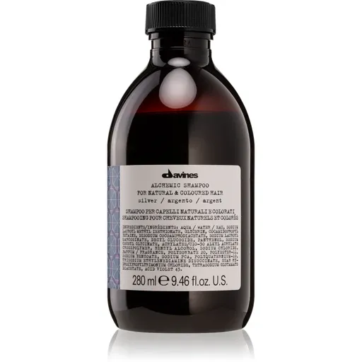 Davines Alchemic Shampoo Silver sampon hranitor pentru a evidentia culoarea parului 280 ml