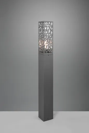 Lampadar de exterior Cooper, TRIO, 10x10x100 cm, 40W, 1x E27, inox, antracit