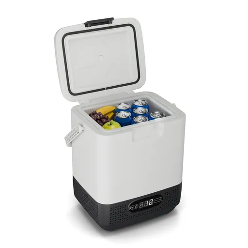 Klarstein Răcitor SwiftFrost 12L, 12V-24V/230V, până la -20 °C, compresor, 2 niveluri de putere, Afișaj LED