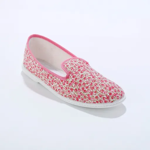 Papuci cu imprimeu floral