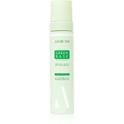 Azure Tan Green Base spuma autobronzanta culoare Dark To Ultra Dark 200 ml