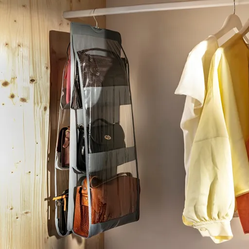 Agățător cu pungi pentru genți de mână