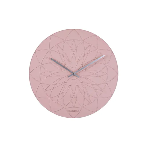 Ceas de perete Karlsson KA5836PI de design , 35 cm, roz
