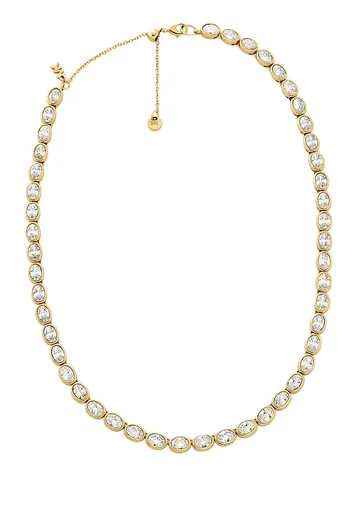 Michael Kors Colier de lux placat cu aur cu zirconiu cubic Bezel MKJ8469710