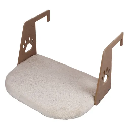 Pat pentru pisici, Paws & Whiskers, Riana, 100% WELSOFT FABRIC, Bej