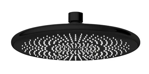 Cap de dus superior, Wenko, Rain Shower Water Saving, 22.5 x 22.5 cm, plastic, negru