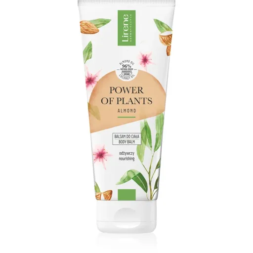 Lirene Power of Plants Almond balsam pentru corp intens hrănitor pentru regenerarea pielii 200 ml
