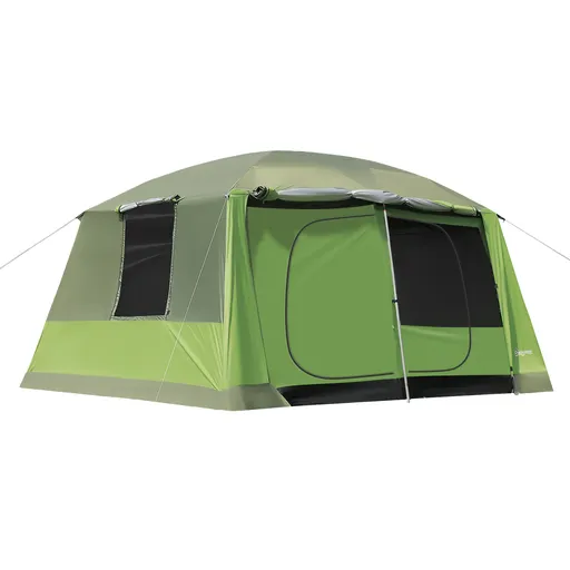 Outsunny Cort pentru Camping cu Veranda 8 Persoane 405×305×225cm | Aosom Romania
