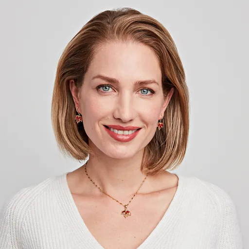 Colier cu cercei "Frunză de arțar"