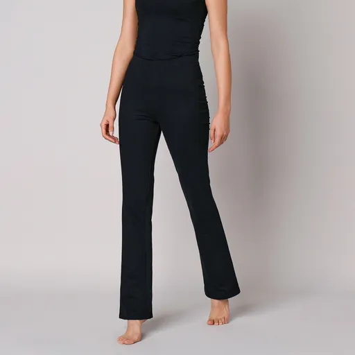 Colanți calzi bootcut în molton periat