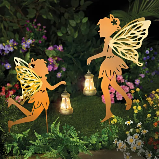 2 decorațiuni solare Fairies