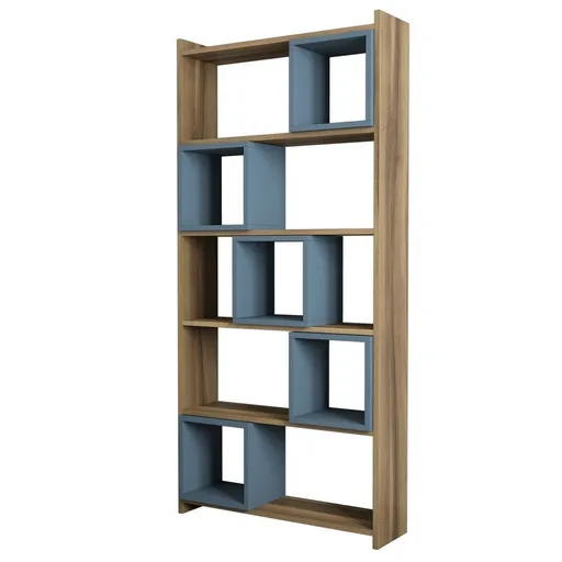 Bibliotecă Box Chalcedony and Walnut