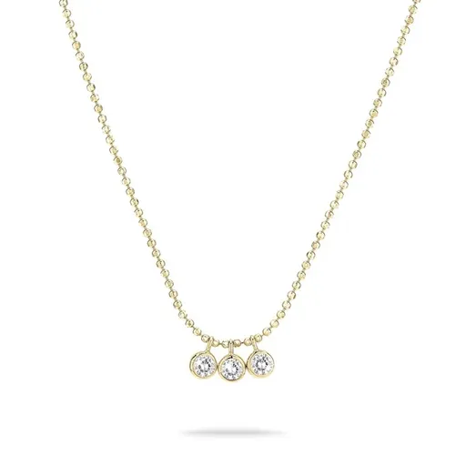 Tamaris Colier placat cu aur cu zirconi Tiny Glimmer TJ-0604-N-45